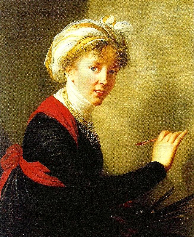 elisabeth vigee-lebrun sjalvportratt oil painting picture